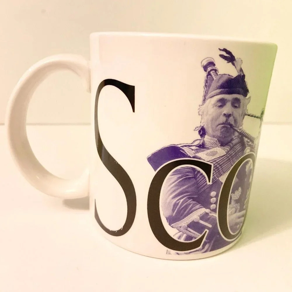 2002  Starbucks Scotland Collector Series City Mug Oversized 20oz Coffee Cup